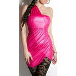 Amiatex Ženska obleka 77220, roza, UNIVERZáLNí