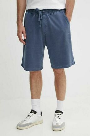 Bombažne kratke hlače Gant mornarsko modra barva - mornarsko modra. Kratke hlače iz kolekcije Gant. Model izdelan iz gladke pletenine. Model iz izjemno udobne bombažne tkanine.
