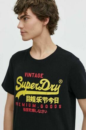 Bombažna kratka majica Superdry moški