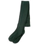 vidaXL Otroške hlačne nogavice temno zelene 116