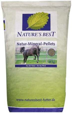 Nature's Best Natur Mineral peleti - 25 kg