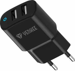 Yenkee YAC 2024 BK dvojni USB polnilnik