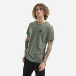 Kratka majica Fjallraven zelena barva - zelena. Kratka majica iz kolekcije Fjallraven, izdelana iz pletenine. Model iz izjemno udobne tkanine z visoko vsebnostjo bombaža.
