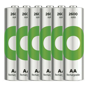 GP ReCyko HR6 (AA) polnilna baterija 2600 mAh