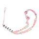 GUESS GUSTBOHP zapestnica / obesek za telefon - Beads Shell roza