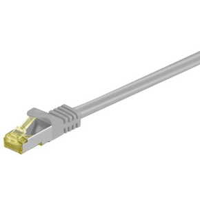 Goobay S/FTP CAT 6A sivi mrežni povezovalni kabel