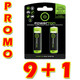 Baterija za polnjenje, AA (HR6), 1,2 V, 2500 mAh, Powerton, škatla, 10x2-pack, PROMO 2-pack 9 1 (18 2 kosa)