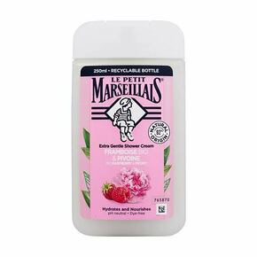 Le Petit Marseillais Raspberry &amp; Peony Bio kremasti gel za prhanje 250 ml