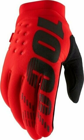100% Brisker Gloves Red 2XL Kolesarske rokavice