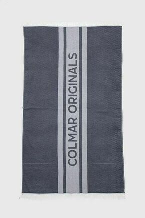Brisača Colmar mornarsko modra barva - mornarsko modra. Velika brisača iz kolekcije Colmar. Model izdelan iz vzorčastega materiala.