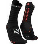 Compressport Visoke nogavice Unisex Pro Racing Socks V4.0 Ultralight Run High XU00050B Črna