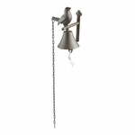 Stenski zvonec iz litega železa z motivom ptice Esschert Design Cutie Bird