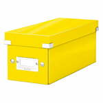 Rumena škatla za shranjevanje s pokrovom Leitz Click&amp;Store, dolžina 35 cm