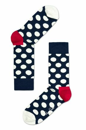 Happy Socks nogavice Big Dot M - mornarsko modra. Visoke nogavice iz kolekcije Happy Socks. Model izdelan iz vzorčastega materiala.