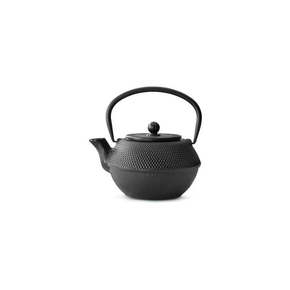 Črn čajnik iz litega železa s cedilom za čaj Bredemeijer Jang