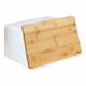 Bela škatla za kruh s pokrovom iz bambusa Wenko Kubo