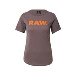 Bombažna kratka majica G-Star Raw vijolična barva - vijolična. Kratka majica iz kolekcije G-Star Raw. Model izdelan iz tanke, elastične pletenine.