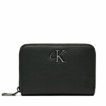 Majhna ženska denarnica Calvin Klein Jeans Minimal Monogram Med K60K612262 Črna