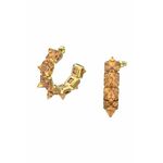 Uhani Swarovski ORTYX - zlata. Uhani iz kolekcije Swarovski. Efektivni model izdelan iz kombinacija kovine in kristalov.