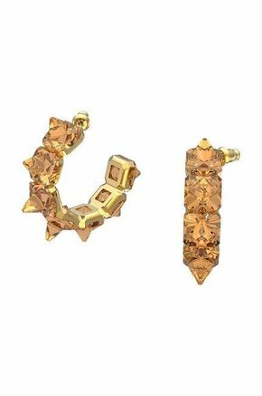 Uhani Swarovski ORTYX - zlata. Uhani iz kolekcije Swarovski. Efektivni model izdelan iz kombinacija kovine in kristalov.