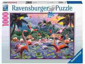 Ravensburger 1000 delna sestavljanka Flamingi 17082