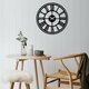 METAL WALL CLOCK 10 - BLA WALLXPERT