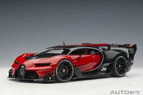 1:18 Bugatti Vision GT (italijanska rdeča/črna karbona) - AUTOART - 70988