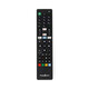 Nedis TVRC45SOBK - nadomestni daljinski upravljalnik | Televizor Sony | Predprogramiran | Črn