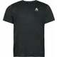Odlo The Zeroweight Engineered Chill-tec Running T-shirt Shocking Black Melange M Tekaška majica s kratkim rokavom