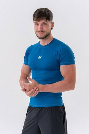 Nebbia Functional Slim-fit T-shirt Blue XL Fitnes majica