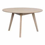 Okrogla mizica v hrastovem dekorju 90x90 cm Yumi - Rowico