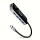 AXAGON HMC-6H4A, vozlišče USB 3.2 Gen 1, 4x vrata USB-A, HDMI 4k/30Hz, PD 100W, kabel USB-C 20cm