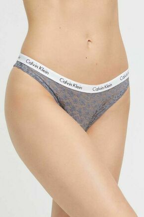 Brazilke Calvin Klein Underwear 3-pack - pisana. Brazilke iz kolekcije Calvin Klein Underwear. Model izdelan iz udobne pletenine. V kompletu so trije kosi.
