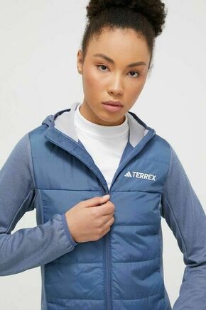 Športna jakna adidas TERREX Multi Hybrid - modra. Športna jakna iz kolekcije adidas TERREX. Delno podložen model