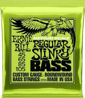 Ernie Ball 2856 Regular Slinky Nickel Wound Medium Scale Bass Strings 45-105