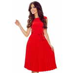 Numoco Ženska obleka 311-1 Lila, rdeča, XL