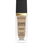 Eveline Cosmetics Wonder Match dolgoobstojni tekoči puder s hialuronsko kislino odtenek 30 Cool Beige 30 ml