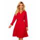 Numoco Ženska obleka 313-5 ISABELLE, rdeča, XL