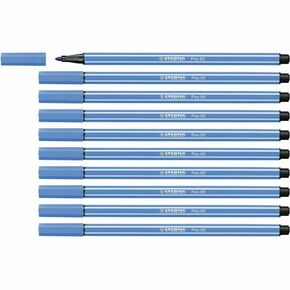 NEW Flomastri Stabilo Pen 68 Temno modra (10 Kosi)
