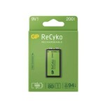 GP BATTERIES polnilna baterija ReCyko 200 mAh (9V) 1kos B2152