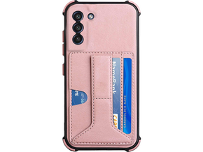 Chameleon Samsung Galaxy S21 - Gumiran ovitek z žepkom (TPUL) - roza