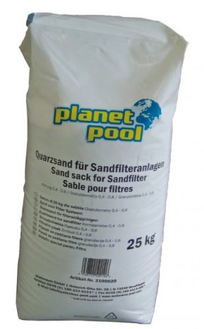 Planet Pool pesek filtrirni gr. 0
