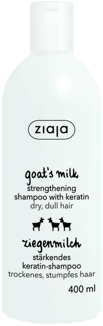 Ziaja Goat's Milk šampon za okrepitev las za suhe in poškodovane lase 400 ml