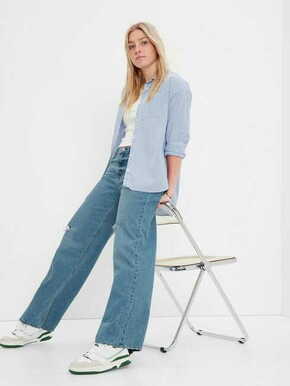 Gap Teen Jeans wide stride Washwell 10