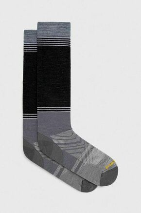 Smučarske nogavice Smartwool Zero Cushion Logo OTC - črna. Nogavice iz kolekcije Smartwool. Model izdelan iz materiala z merino volno