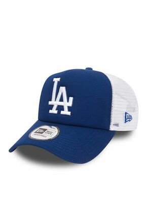 New Era kapa - modra. Kapa s šiltom vrste baseball iz kolekcije New Era. Model izdelan iz enobarvne tkanine.