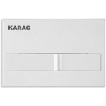 KARAG WC tipka Carina white, T050112