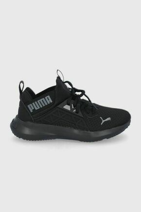 Otroški čevlji Puma Softride Enzo Nxt Jr črna barva - črna. Otroški čevlji iz kolekcije Puma. Model izdelan iz tekstilnega materiala.
