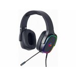 Gembird GHS-SANPO-S300 gaming slušalke, USB, črna, 105dB/mW, mikrofon