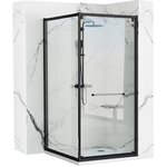 Tuš kabina Rea Space In Black 80x100